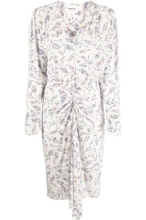 Marant Etoile Danalia wrap midi dress