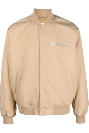 Moschino Embroidered-logo bomber jacket