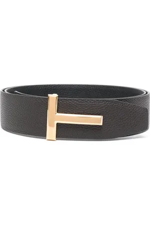 Tom Ford Ridge T leather belt