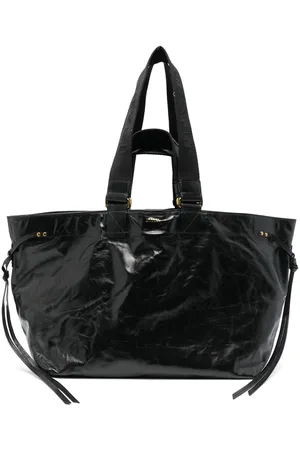 Isabel Marant Wardy crinkled-finish tote bag