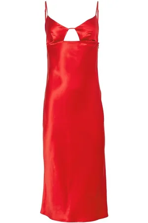 FLEUR DU MAL Keyhole slip dress