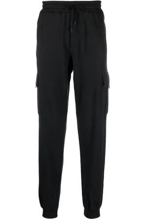 Kiton Logo-patch cargo track pants