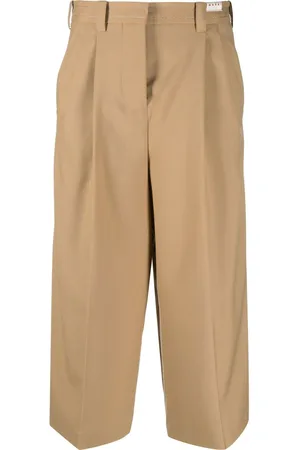 Marni Wide-leg cropped trousers