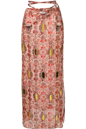 AMIR SLAMA Tie-fastened straight skirt
