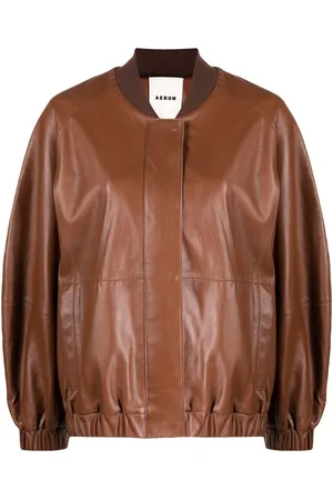 AERON Bloom lambskin bomber jacket