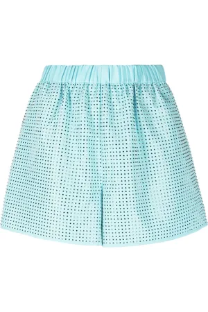 Self-Portrait Rhinestone-embellished shorts