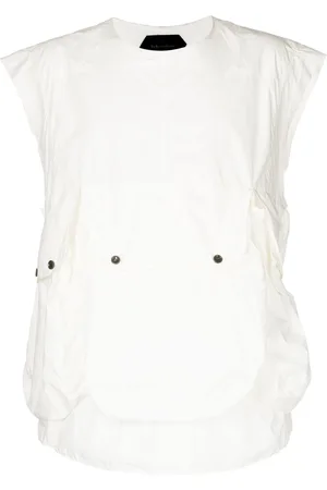 Nicolas Andreas Taralis Patch pocket sleeveless shirt