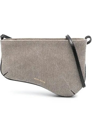 MANU Curve leather shoulder bag