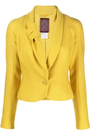 John Galliano 1990s single-button blazer