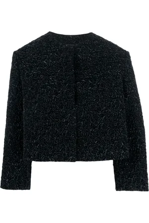 Dior 2010s floral-embossed cropped jacket