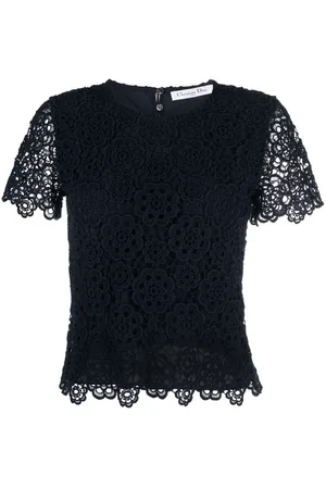 Dior 2010 lace round-neck top