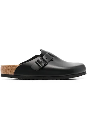 Birkenstock Boston buckle-embellished slippers