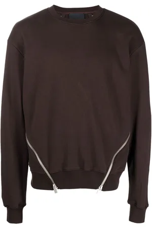HELIOT EMIL Zip-details cotton sweatshirt