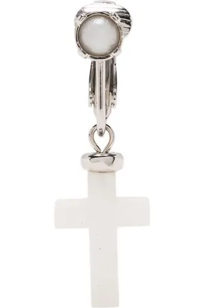 Dsquared2 Cross pendant crystal-embellished earring
