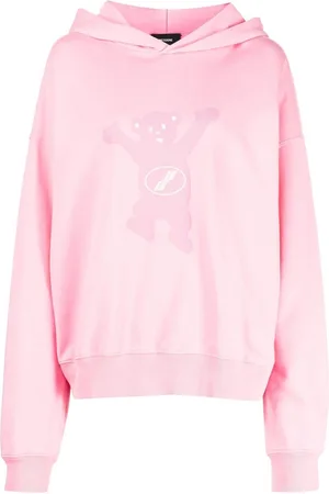 We11 Done Logo print cotton hoodie