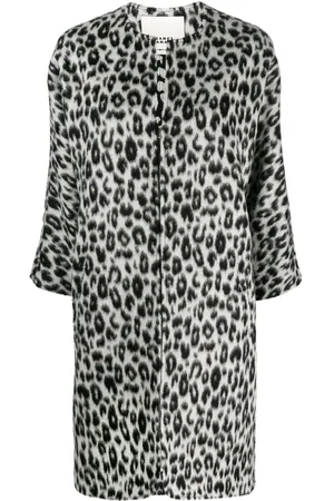 Isabel Marant Ometia leopard-print coat