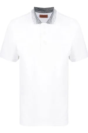 Missoni Zig-zag collar polo shirt
