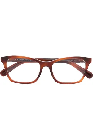 Moncler Tortoiseshell-frame design glasses
