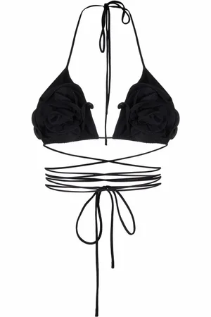 MAGDA BUTRYM Floral-effect bikini top