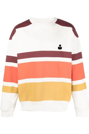 Isabel Marant Meyoan logo-print striped sweatshirt