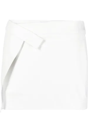 The Attico Cloe wrap mini skirt