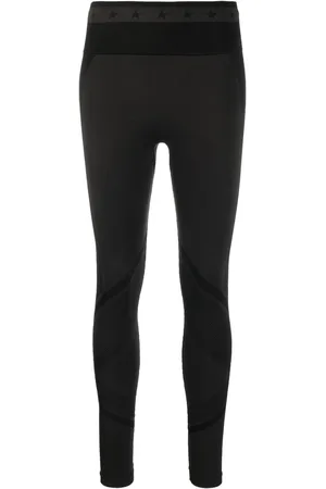 Golden Goose Logo-embellished panelled leggings