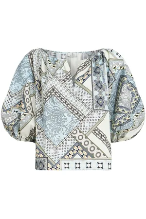 Etro Pouch-print cotton top
