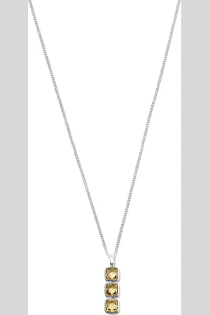 TOM WOOD Sterling quartz pendant necklace