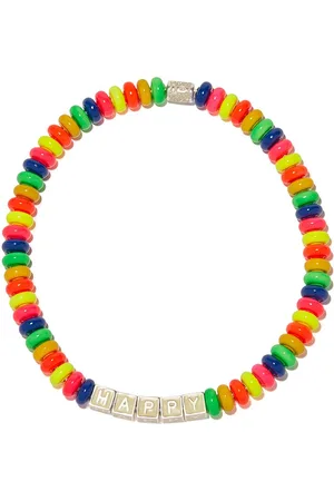 Lauren Rubinski Sterling Happy beaded necklace