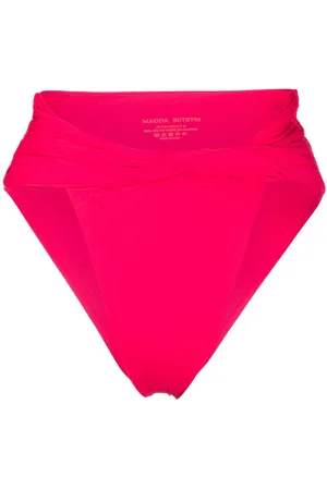 MAGDA BUTRYM Twisted high-waisted bikini bottoms