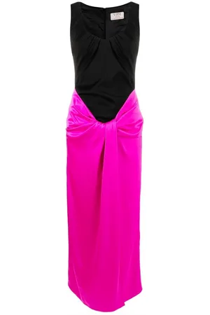 V:PM ATELIER Lima two-tone midi dress