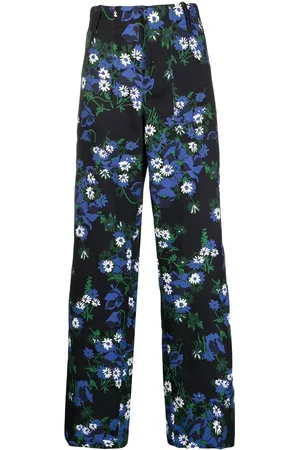 Plan C All-over floral-print trousers