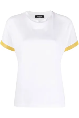 Fabiana Filippi Bead-embellished cotton T-shirt