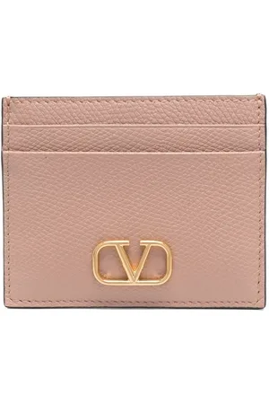 VALENTINO GARAVANI Vlogo Signature leather card holder