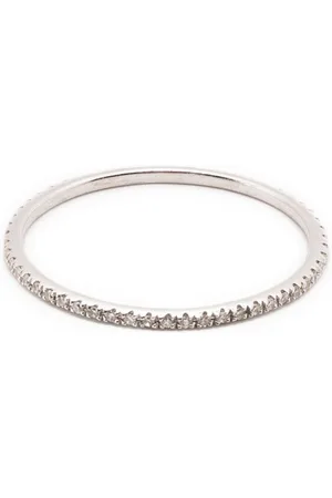 EF Collection 14kt white gold diamond eternity stack ring