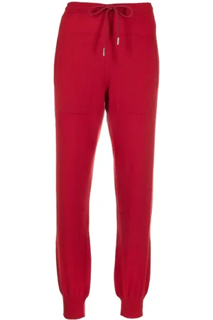 Barrie Drawstring cashmere track pants
