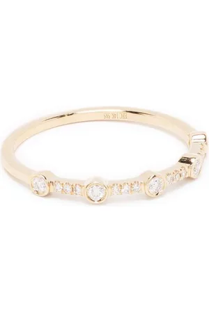 EF Collection 14kt yellow diamond stack ring