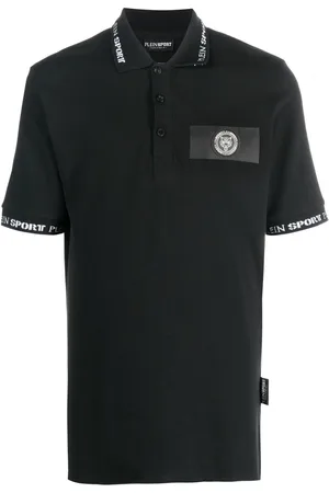 Philipp Plein Logo-patch short-sleeved polo shirt