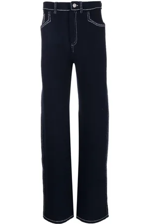 Barrie High-rise wide-leg trousers
