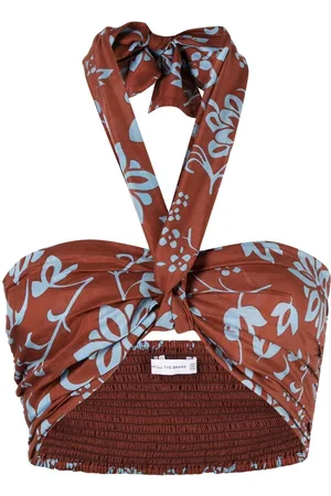 FAITHFULL THE BRAND Le Tahiti halterneck top