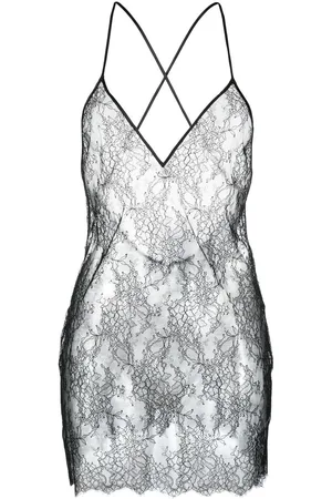 MAISON CLOSE Rendez-Vous floral-lace short dress