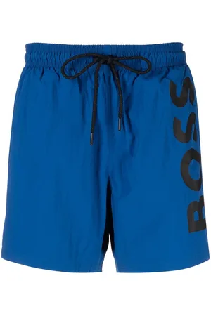 HUGO BOSS Logo-print swim shorts