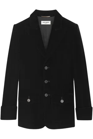 Saint Laurent Single-breasted velvet jacket