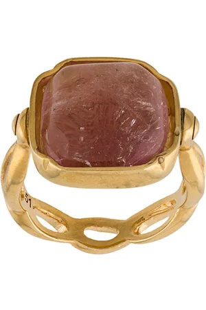 Goossens Square Cabochons ring