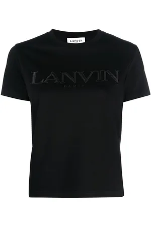 Lanvin Logo-lettering cotton T-shirt