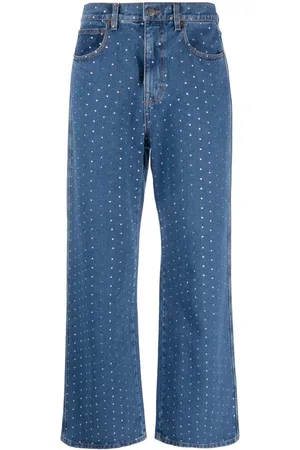 GIUSEPPE DI MORABITO Crystal-embellished jeans