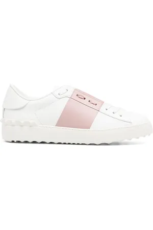 VALENTINO GARAVANI Open low-top leather sneakers