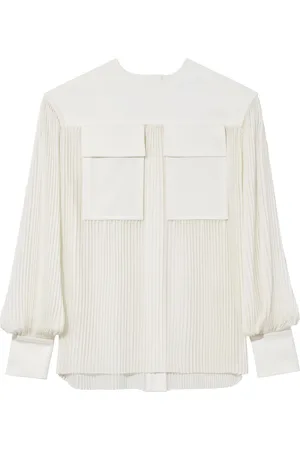 Proenza Schouler Sheer pleated blouse