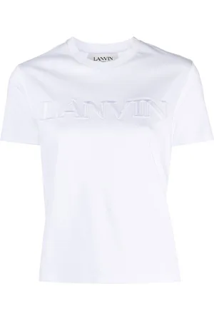 Lanvin Logo-lettering cotton T-shirt