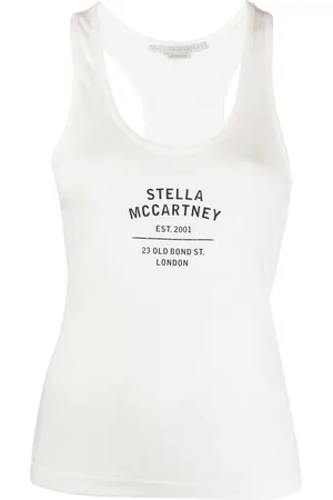 Stella McCartney Logo-print racerback top